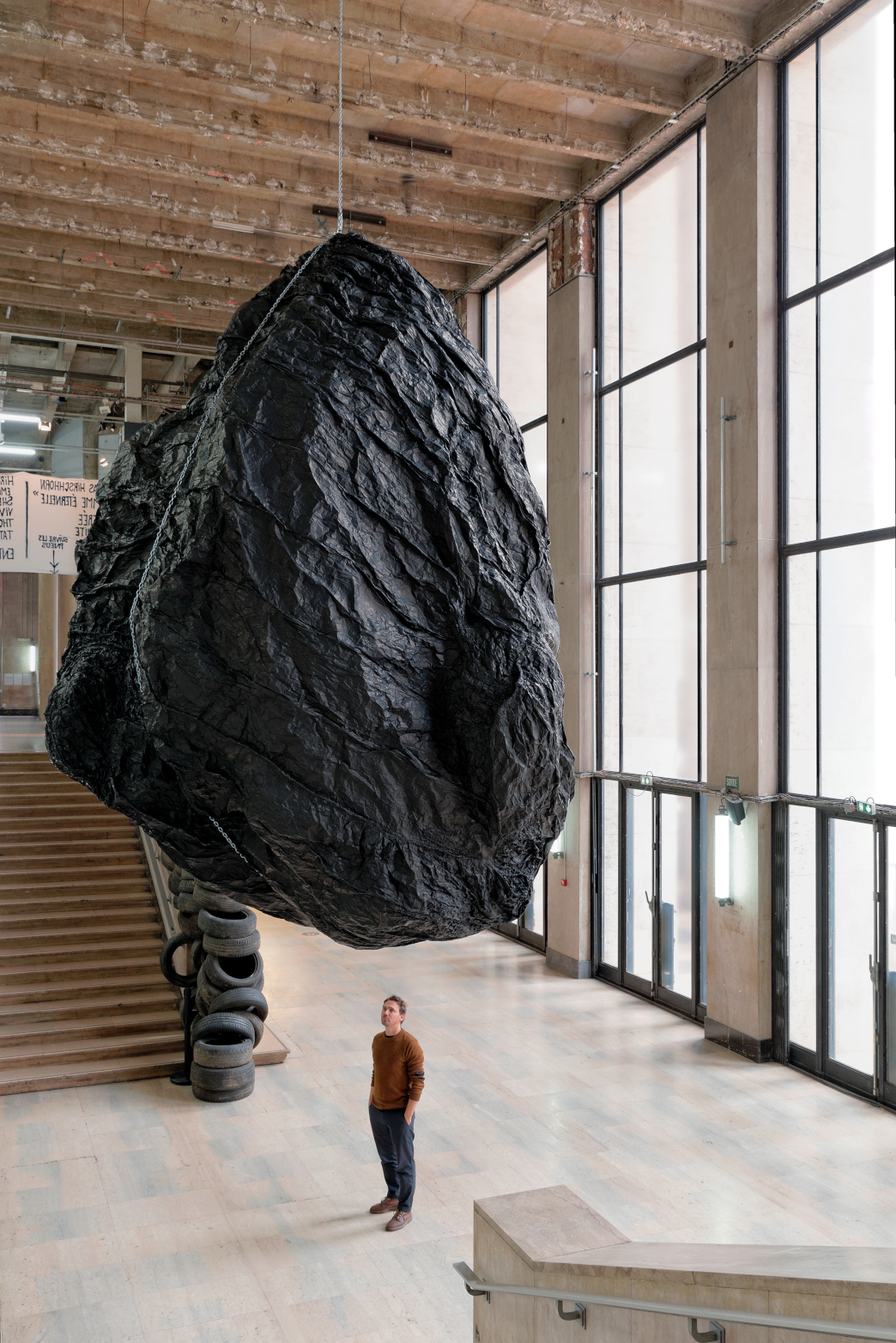 'Theory (Head of Goliath)' (2014) by Eduardo Basualdo, at Palais de Tokyo, Paris